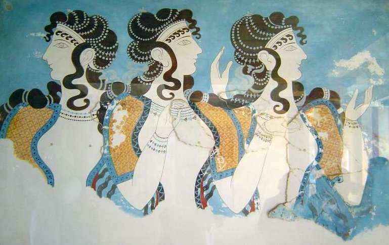 Knossos_fresco_women